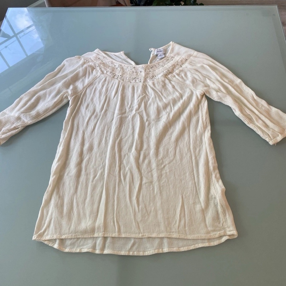 Old Navy Kids Cream Blouse